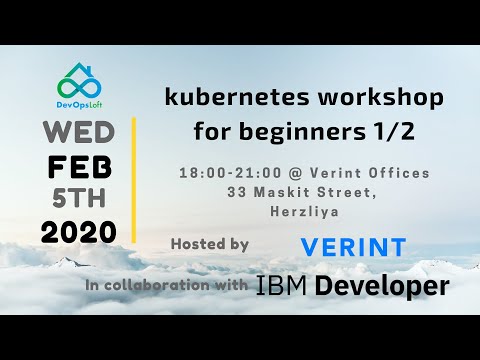 Kubernetes workshop for beginners 1/2