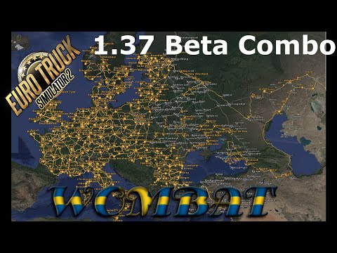 ETS2 1.37 Beta - Map combo number 1