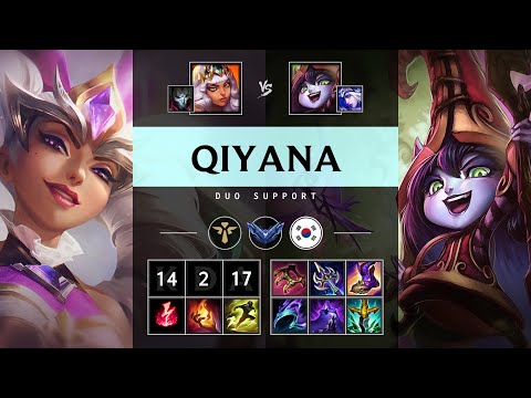 Qiyana Support vs Lulu - KR Diamond Patch 25.08