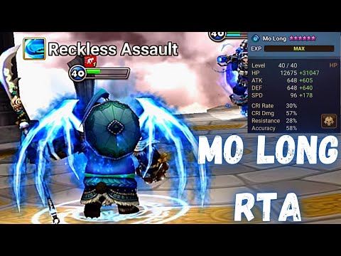 The Power Of Mo Long (Water Panda Warrior) In RTA  Summoners War
