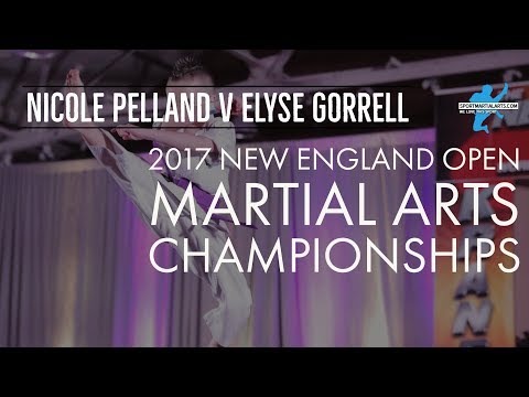 Nicole Pelland v Elyse Gorrell | 2017 New England Open | Womens Sparring Grand Championships