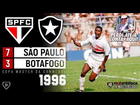 São Paulo 7x3 Botafogo - 1996 - THE NUMBER 7 WAS SCORE AGAINST THE BRAZILIAN CHAMPIONS!