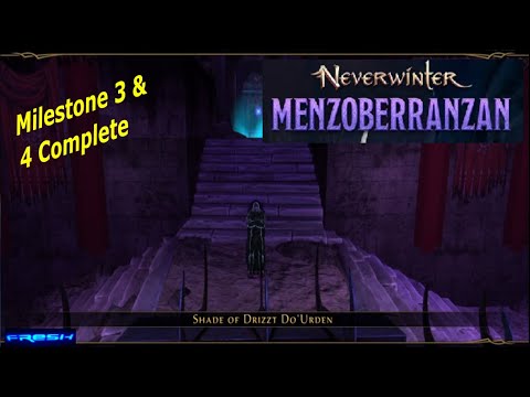 Neverwinter Mod 25 - Milestone 3 & 4 Complete - Menzoberranzan Thaum Wizard Gameplay (no commentary)