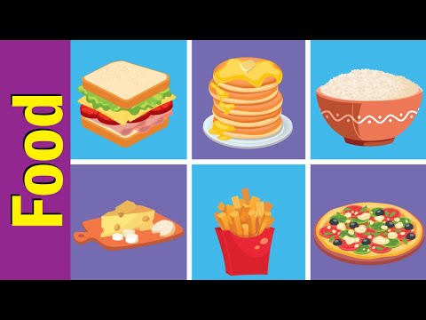 Foods Vocabulary Chant for Kindergarten Children | Fun Kids English