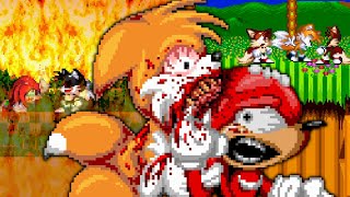 TAILS.EXE - HE HAS ENOUGH AND EATS KNUCKLES TO TAKE REVENGE (TAILS.EXE THE DEMONIC SPIRIT)