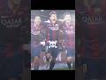 SCARY TRIO CELEBRATION ️ Football Msn Barcelona Celebration Edit Shorts