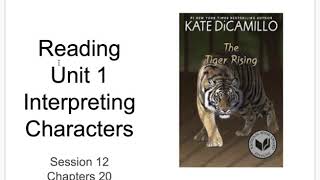 Grade 4 Reading Unit 1 Session 13