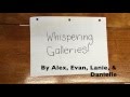 the math of whispering galleries