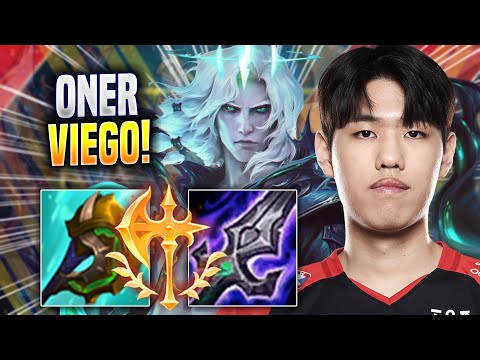 ONER DOMINATING WITH VIEGO! - T1 Oner Plays Viego JUNGLE vs Poppy! | Season 2022