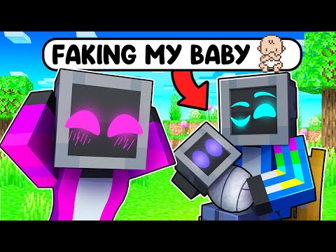 Faking my Baby to PRANK my Crazy Fan Girl in Minecraft!