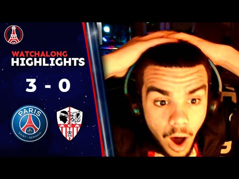 PSG 3-0 AC Ajaccio • Ligue 1 [GOAL REACTIONS] MESSI AND MBAPPE 🔥