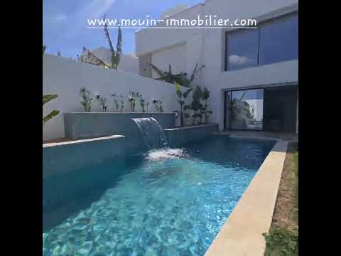 A vendre villa moderne avec piscine a Hammamet chez agence mouin immobilier