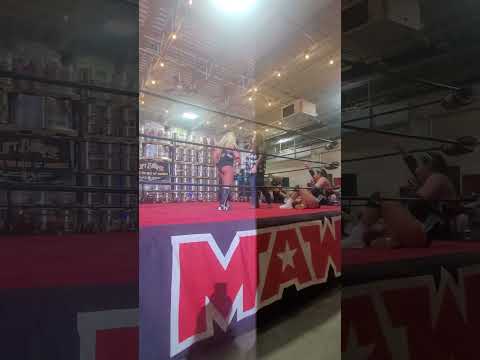 maw Mango Madness rachael ellering vs Sierra with odb after the match