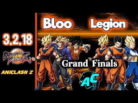 AniClash Z - Bloo (Trunks/Yamcha/Goku) vs Legion (AGohan/Goku/Vegeta) Grand Finals - DBFZ
