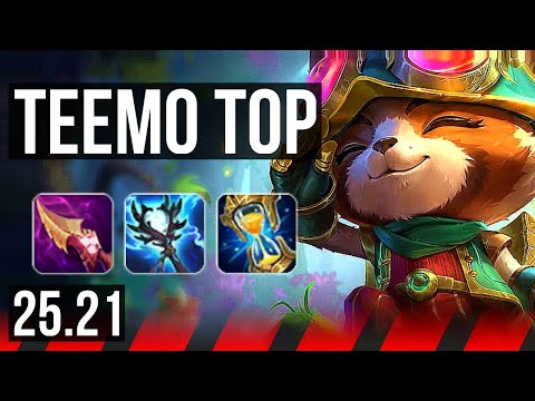 TEEMO vs URGOT (TOP) | Rank 2 Teemo, 500+ games, 9/3/7 | EUW Grandmaster | 25.21