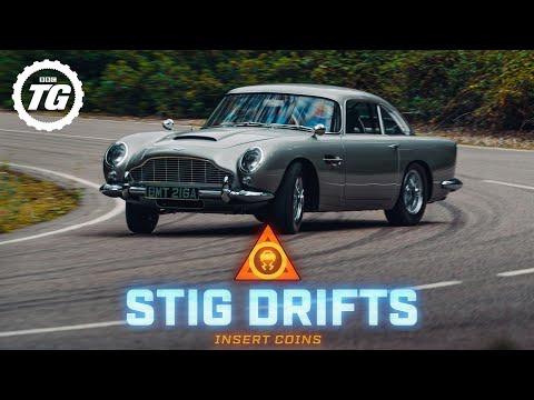 STIG DRIFTS: James Bond's Aston Martin DB5 | Top Gear