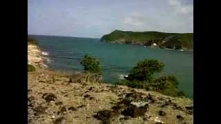 360 view of Dennery St lucia village from the Dennery Islet.3GP
