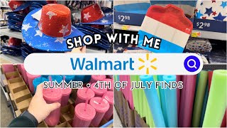 WALMART SHOP WITH ME SUMMER AND 4TH OF JULY FINDS #walmartfinds #walmartshopwithme #summer2024