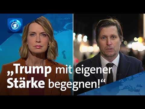 Davos: Europäer:innen ringen mit US-Präsident | tagesthemen-Interview