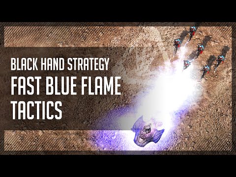 [C&C3: Kane's Wrath] Black Hand Strategy - Fast Blue Flame Tactics Vs. Scrins