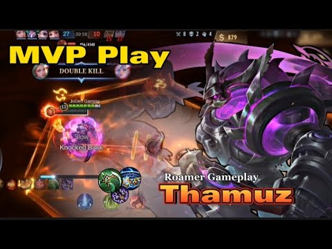 Roam to Jungle | MVP | Aggressive Play - Roamer Gameplay Thamuz ~ MLBB | Mobile Legends