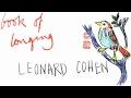 Leonard Cohen ♫ I Can't Make the Hills—Prologue : Book of Longing—Philip Glass