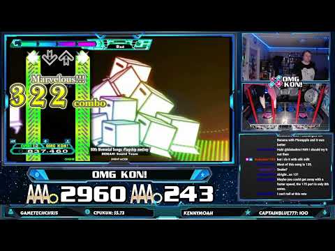 OMG KON! | 50th Memorial Songs -Flagship medley- (S-EXPERT 12) PFC AAA 999,930 [DDR A20 PLUS]