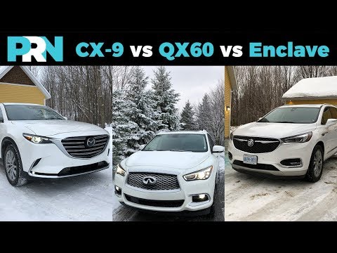 Mazda CX-9 vs Infiniti QX60 vs Buick Enclave | TestDrive Showdown