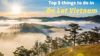 Top 5 things to do in Da Lat Vietnam #Shorts