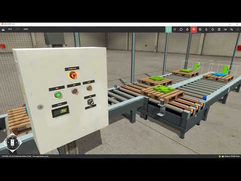 Factory IO Scene: Converge Station