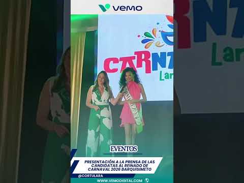 Presentación Oficial Carnavales Lara 2026 ¡Palavecino gano banda Señorita Prensa! 2026