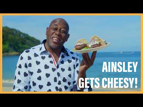 Ainsley Harriott's Ultimate "Good Mood" Lamb Burger with Whipped Feta