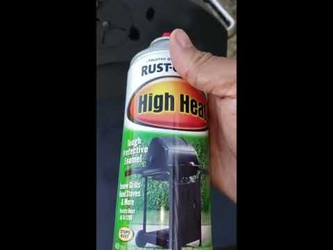 How to Touch Up Your Rusted BBQ Grill with High Heat...