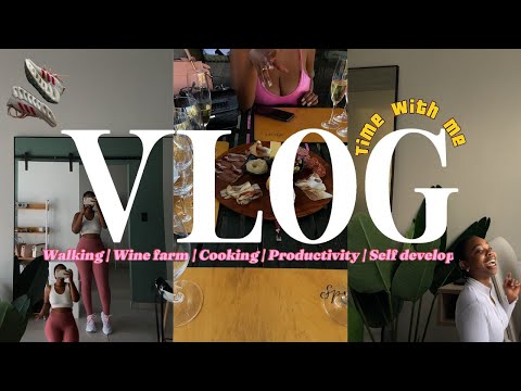 VLOG | New furniture Yay! | Spier wine farm  | Time with me | Studying | Cooking | A productive week