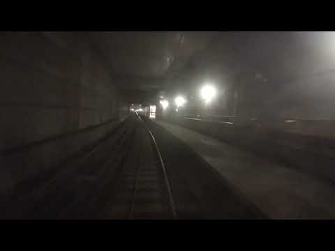 Metro Milano line M5 back seat view from Gerusalemme to Lotto