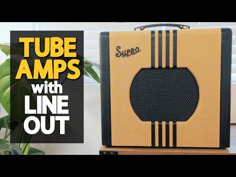 The BEST kind of Tube AMP for Recording GUITAR at home?? - Line Out Tube Amps [Supro Delta King 10]