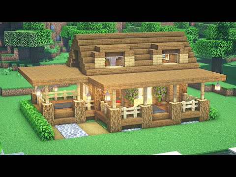 Minecraft Survival House Tutorial #2 - Minecraft Builds