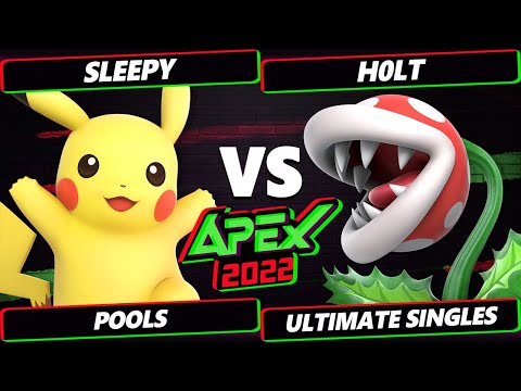 Apex 2022 - Sleepy (Pikachu) Vs. H0lt (Piranha Plant, Game & Watch) SSBU Ultimate Tournament