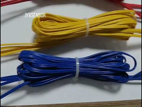 Smart Power Sensor NTC Thermistor Temperature Sensor Four Colors Wire PVC Cable End Tinned Steel Cap