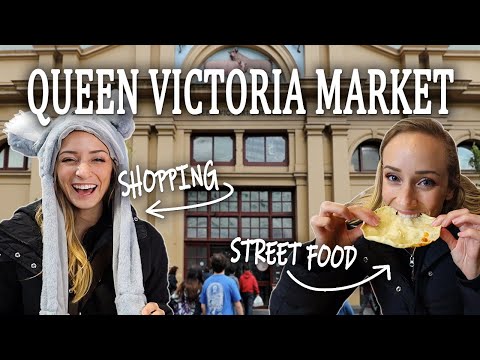 Queen Victoria Market Tour - A MELHOR comida de rua e compras de Melbourne! | Austrália