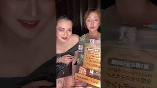 谷間丸見え　巨乳キャバ嬢生配信