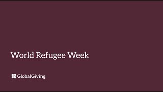 2020 World Refugee Week 