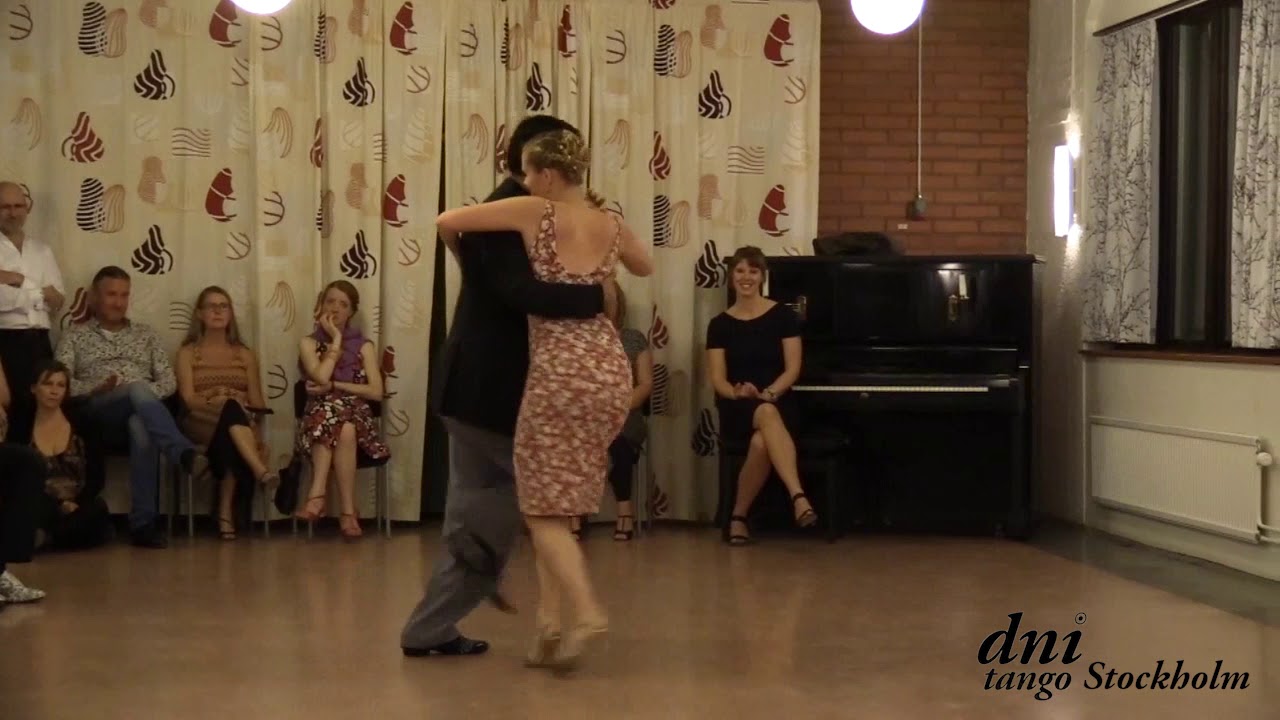 Sara Westin and Juan Pablo Canavire performing in Linköping 3/4