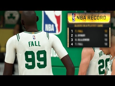 NBA 2K20 Tacko Fall My Career - Multiple NBA Records Set in this Game!