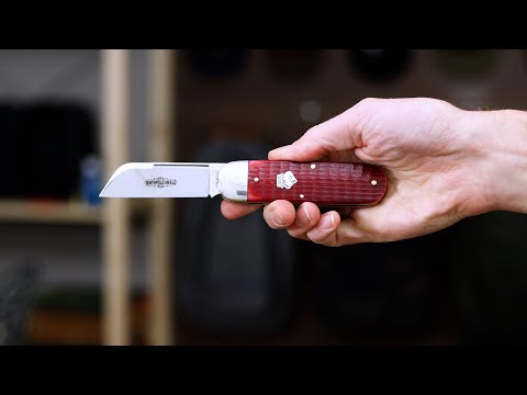 Northfield UN-X-LD #36 Toenail Clipper Blood Red Jigged Bone Slip