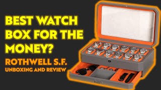 Rothwell Leather Watch Box - My Watches Needed This!