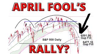 Stock Market CRASH: April Fool's Rally or Larger Countertrend Rally?  S&amp;P 500 Gets a Topping Tail