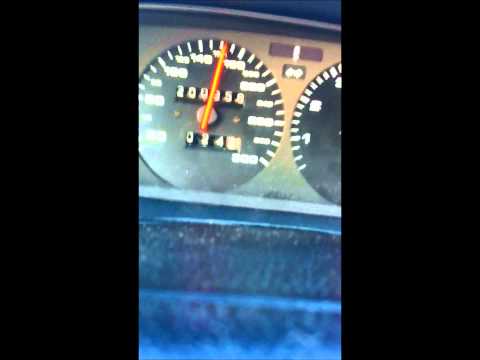 Autobahn Porsche 968 stock acceleration (80-210 KMPH)