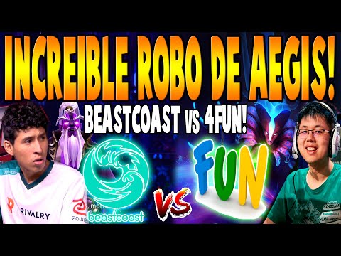 BEASTCOAST vs 4FUN [BO2] - Increíble Robo de Aegis! "Chris Luck vs Envy" - Realms Collide DOTA 2