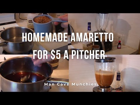 Homemade Amaretto for $5 a Pitcher